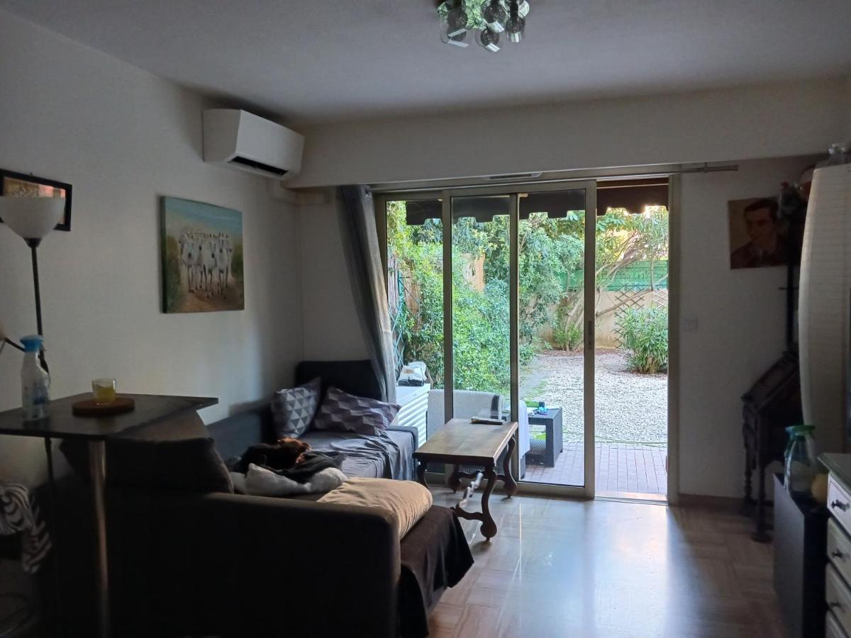 Rez-De-Jardin Grand Studio Cros-de-Cagnes Exterior foto